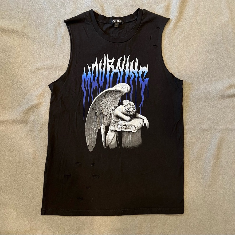 Lip Service / Widow “Mourning” Muscle Tee - Unisex Size Small
